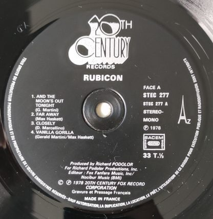 vinyle 33tours artiste rubicon titre rubicon