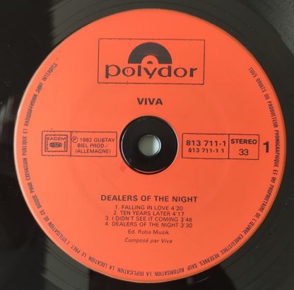 vinyle 33tours artiste viva titre dealers of the night