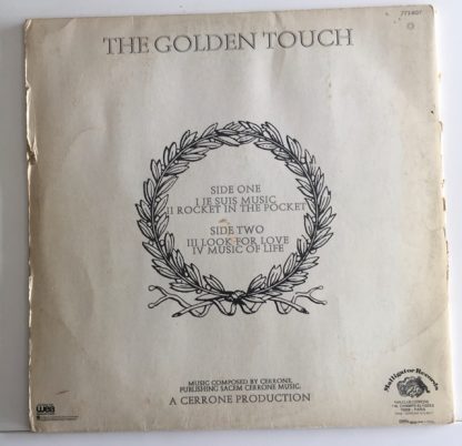 couverture vinyle 33tours artiste cerrone iv titre the golden touch white vinyle d'occasion originvinylstore montauban