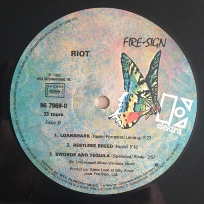 RIOT – Riot – 1983 – France – Elektra – Vinyle -33 Tours – OriginVinylStore