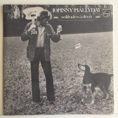 couverture vinyle 33tours artiste johnny hallyday titre solitudes à deux vinyle d'occasion originvinylstore montauban