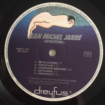 vinyle 33tours artiste jean michel jarre titre revolutions vinyle d'occasion originvinylstore montauban