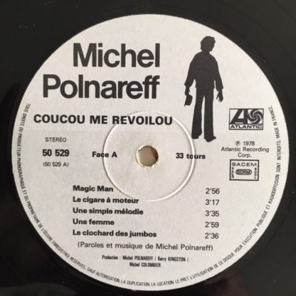 vinyle 33tours artiste michel polnareff titre coucou me revoilou vinyle d'occasion originvinylstore montauban
