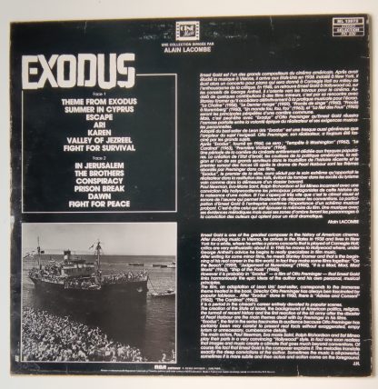 pochette vinyle 33tours artiste otto preminger bo exodus titre exodus album vinyle d'occasion originvinylstore disquaire montauban