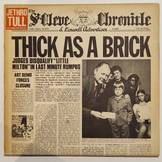 JETHRO TULL – Thick as a brick – 1972 – Spain – Chrysalis – Vinyle -33 Tours – OriginVinylStore